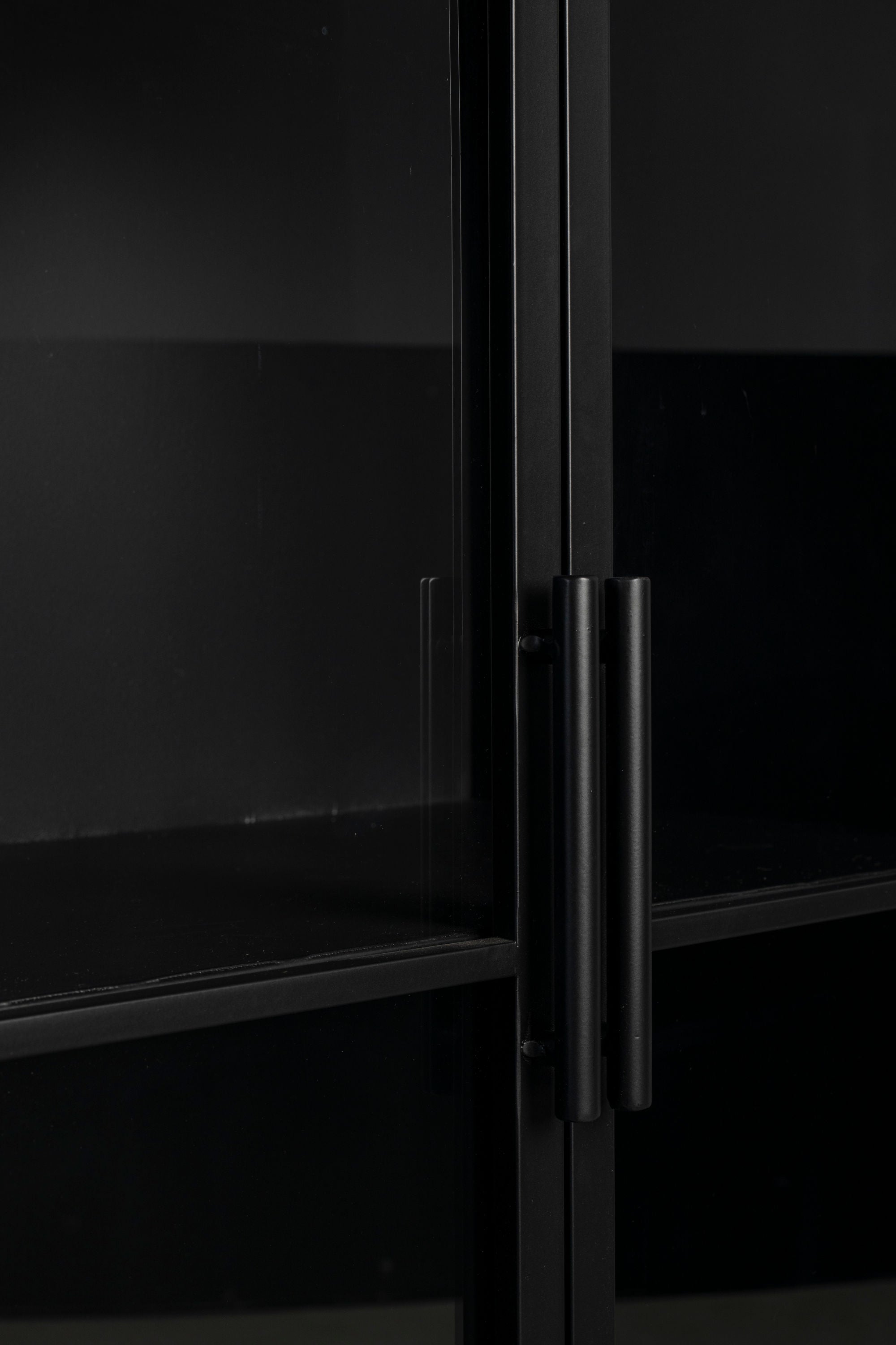 Ferre Black & Glass Low Display Unit